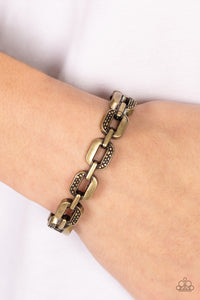 Paparazzi Plunder - Brass Bracelet