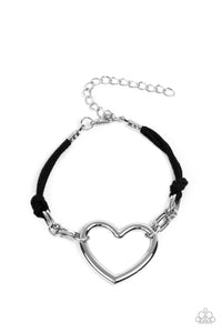 Flirty Flavour - Black Leather Bracelet Paparazzi