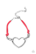 Load image into Gallery viewer, Flirty Flavour - Pink Heart Bracelet Paparazzi
