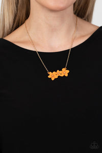 Petunia Picnic - Orange Necklace Paparazzi