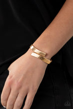 Load image into Gallery viewer, Paparazzi Dare to Flare - Gold Bracelet
