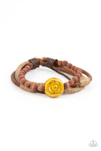 Load image into Gallery viewer, Paparazzi Existential Earth Child - Yellow Bracelet
