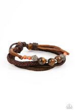 Load image into Gallery viewer, Paparazzi Tundra Tracker - Orange Urban Bracelet
