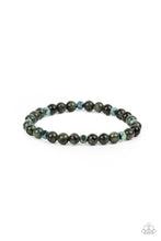 Load image into Gallery viewer, Interstellar Solitude - Green Stone Bracelet Paparazzi
