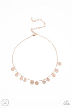 Load image into Gallery viewer, Paparazzi On My CHIME - Rose Gold Necklace
