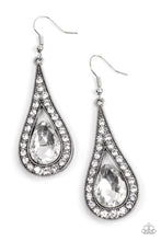 Load image into Gallery viewer, Paparazzi A-Lister Attitude - White Rhinestone Earring
