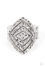 Load image into Gallery viewer, Plead GLITZY - Silver Hematite Ring Paparazzi
