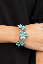 Load image into Gallery viewer, Paparazzi Desert Flower Patch - Turquoise Bracelet
