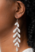 Load image into Gallery viewer, Paparazzi Lead From the FROND - Silver Earring
