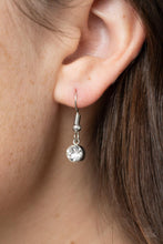 Load image into Gallery viewer, Twinkly Treasury - White Diamond Locket Necklace Paparazzi
