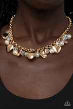 Load image into Gallery viewer, Paparazzi True Loves Trove - Gold Heart Necklace
