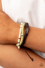 Load image into Gallery viewer, Paparazzi Timber Trail - Green Urban Bracelet
