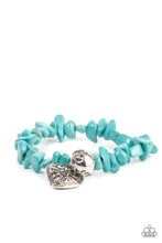 Load image into Gallery viewer, Love You to Pieces - Turquoise Bracelet Paparazzi
