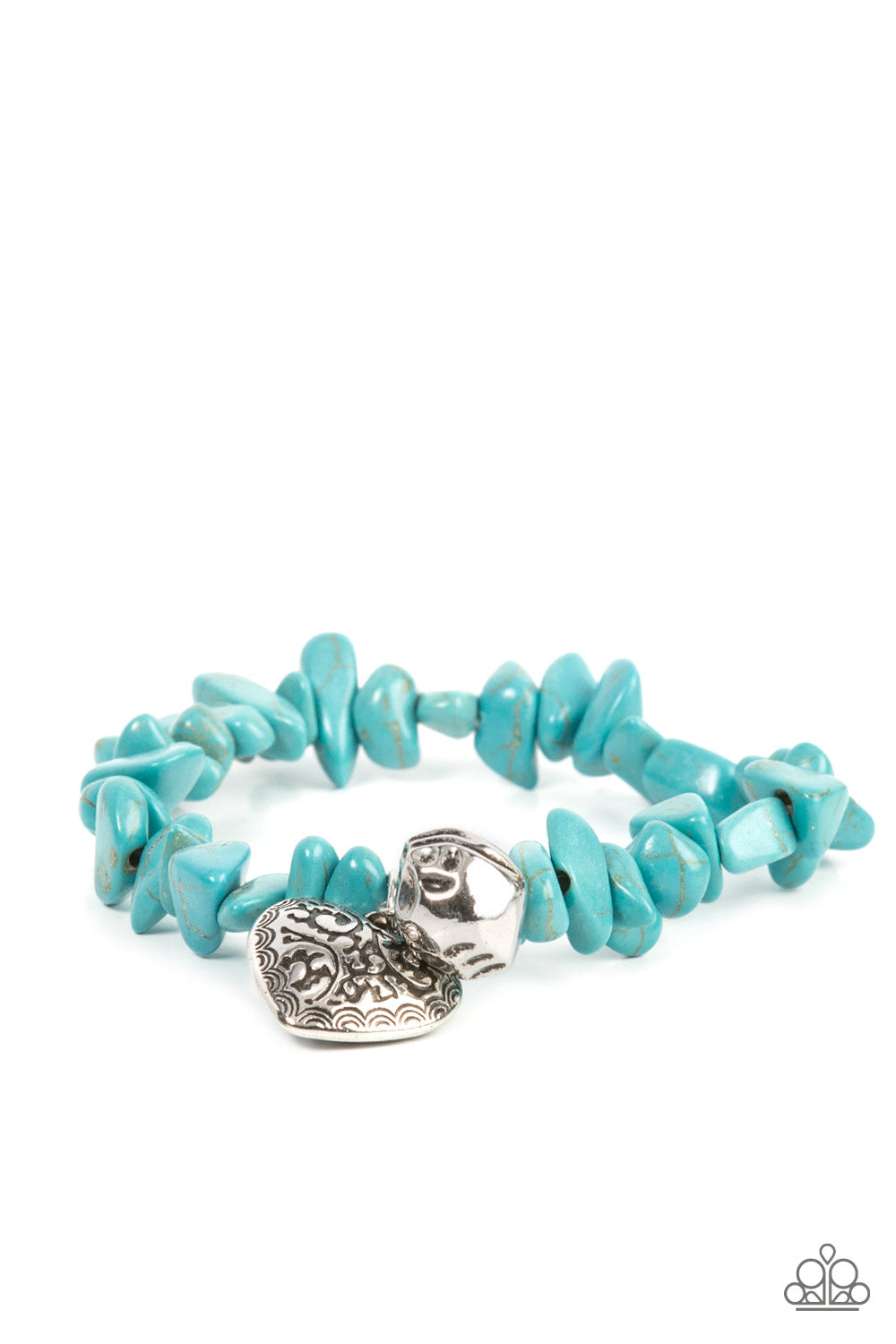 Love You to Pieces - Turquoise Bracelet Paparazzi