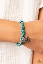 Load image into Gallery viewer, Love You to Pieces - Turquoise Bracelet Paparazzi
