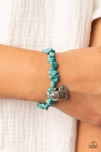 Love You to Pieces - Turquoise Bracelet Paparazzi