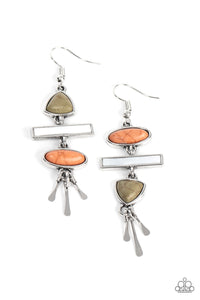 Paparazzi Adventurously Artisan - Multi Stone Earring