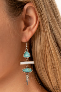 Paparazzi Adventurously Artisan - Turquoise Earring