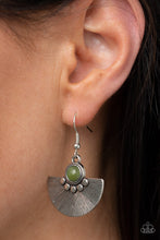 Load image into Gallery viewer, Paparazzi Manifesting Magic - Green Earring
