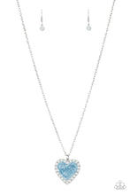 Load image into Gallery viewer, Paparazzi Heart Full of Luster - Blue Heart Necklace
