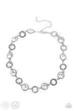 Load image into Gallery viewer, Paparazzi Rhinestone Rollout - White Necklace
