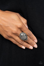 Load image into Gallery viewer, Avant-GRANDEUR - Silver Hematite Ring Paparazzi
