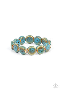 Paparazzi Earthy Entrada - Blue Bracelet