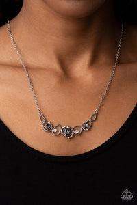 Paparazzi Celestial Cadence - Silver Necklace