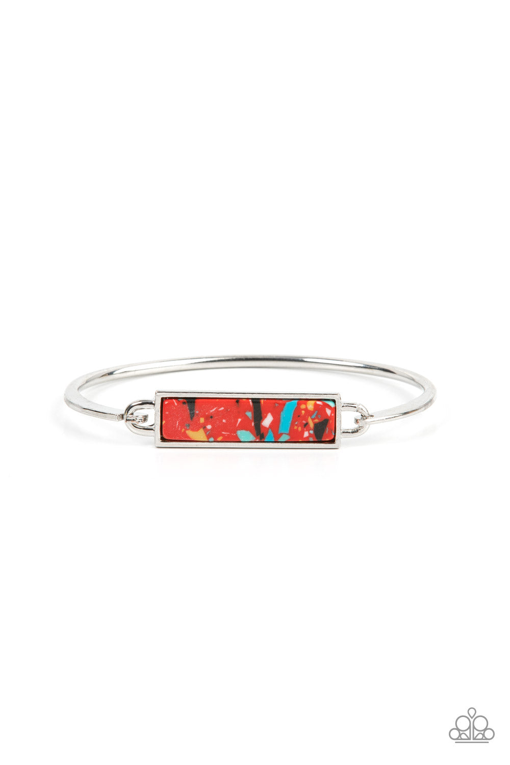 Paparazzi Terrazzo Tarot - Red Stone Bracelet