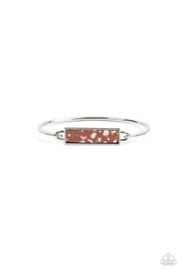 Paparazzi Terrazzo Tarot - Brown Stone Bracelet