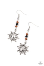 Load image into Gallery viewer, Paparazzi Sunshiny Days - Black Earring
