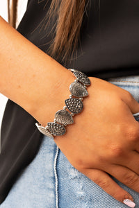 Paparazzi Playing Favorites - Hematite Rhinestone Bracelet