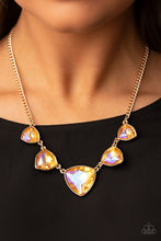 Load image into Gallery viewer, Paparazzi Cosmic Constellations - Gold Necklace
