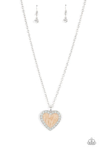 Heart Full of Luster - Brown Necklace Paparazzi