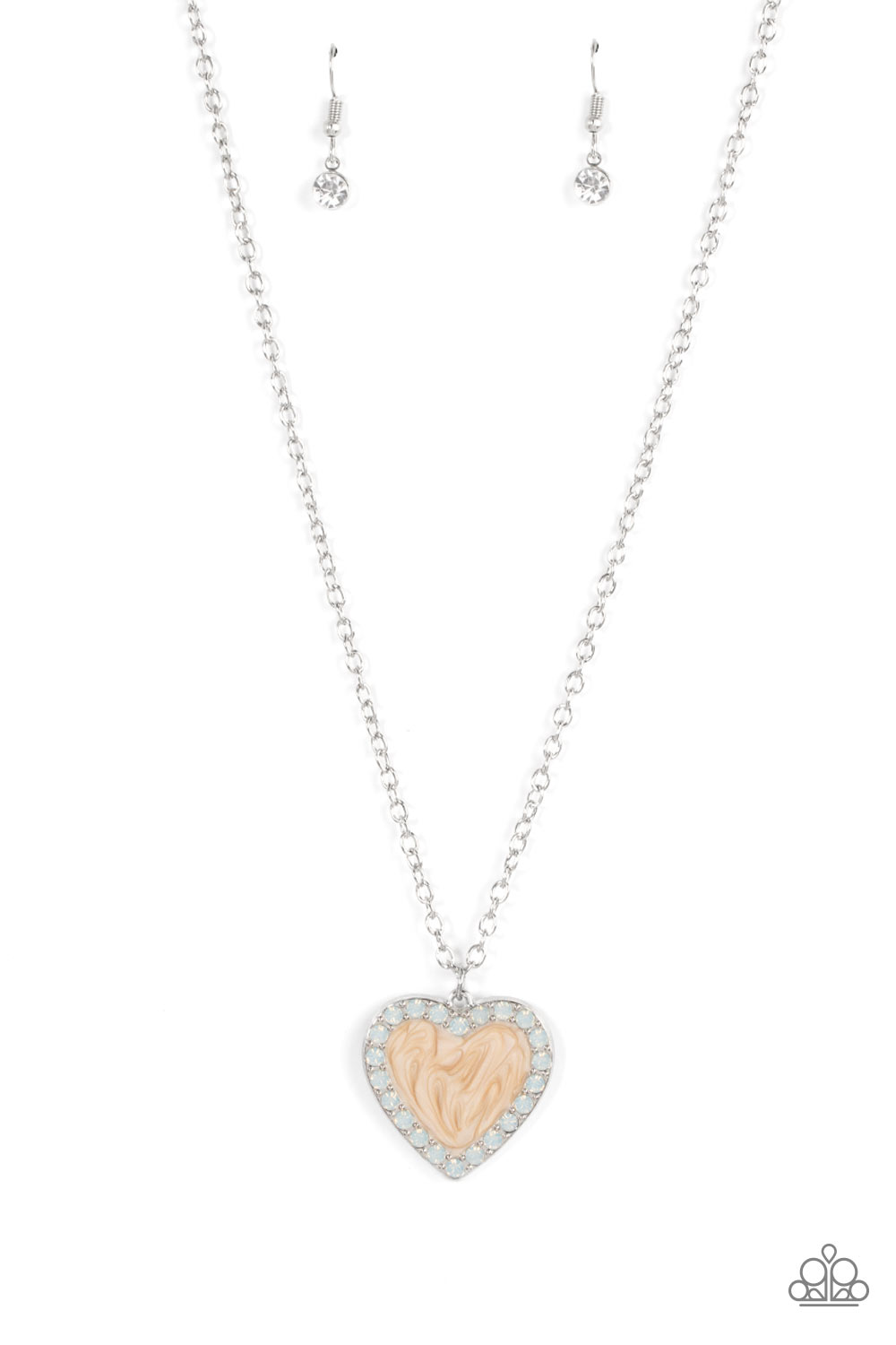 Heart Full of Luster - Brown Necklace Paparazzi