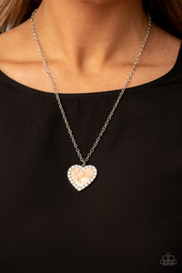 Heart Full of Luster - Brown Necklace Paparazzi