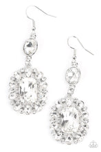 Load image into Gallery viewer, Paparazzi Capriciously Cosmopolitan - White Rhinestone Earring
