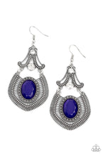 Load image into Gallery viewer, Paparazzi Panama Palace - Blue Earring
