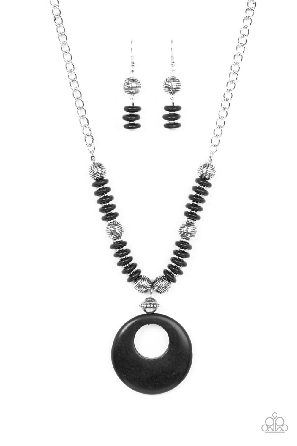Paparazzi Oasis Goddess - Black Stone Necklace
