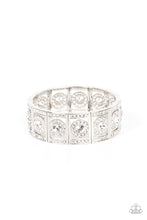 Load image into Gallery viewer, Paparazzi Ultra Upscale - White Rhinestone Bracelet
