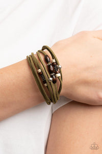 Paparazzi Have a WANDER-ful Day - Green Urban Bracelet