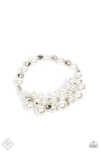 Load image into Gallery viewer, Paparazzi Elegantly Exaggerated - White Pearl Bracelet
