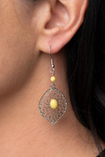 Load image into Gallery viewer, Paparazzi Perky Perennial - Yellow Earring
