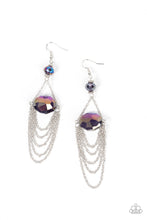 Load image into Gallery viewer, Ethereally Extravagant - Purple Earring Paparazzi
