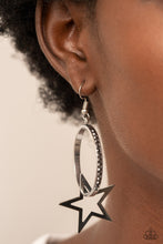Load image into Gallery viewer, Paparazzi Superstar Showcase - Silver Hematite Star Earring
