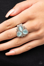 Load image into Gallery viewer, Paparazzi Bewitched Blossoms - Blue Moonstone Ring
