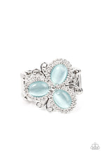 Load image into Gallery viewer, Paparazzi Bewitched Blossoms - Blue Moonstone Ring
