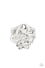 Load image into Gallery viewer, Paparazzi Fluttering Flashback - Silver Ring
