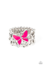 Load image into Gallery viewer, Paparazzi All FLUTTERED Up - Pink Ring
