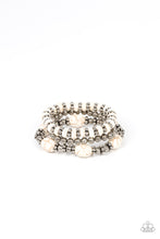 Load image into Gallery viewer, Take by SANDSTORM - White Stone Bracelet Paparazzi
